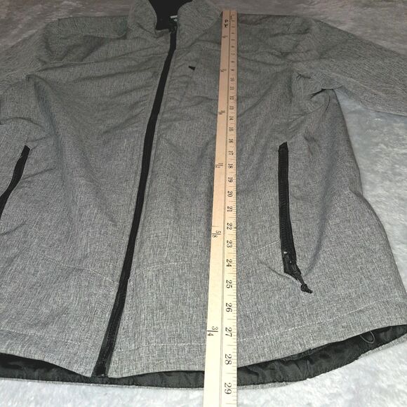 C9 By Champion Mens Waterproof Jacket Venture Dry Size L Fleece Grey Heathered - Picture 5 of 10